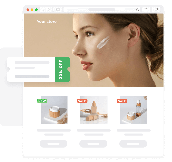 discounts, coupons, sales, promos - free online store